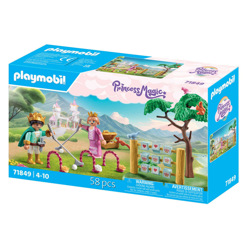 Load image into Gallery viewer, Playmobil princess magic koninklijke kinderen in speeltuin - 71849
