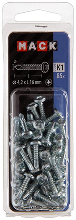 Load image into Gallery viewer, Mack 1018083 - zelfborende schroef cylkop verz. 85st 4,2 x 16 mm | 5 stuks
