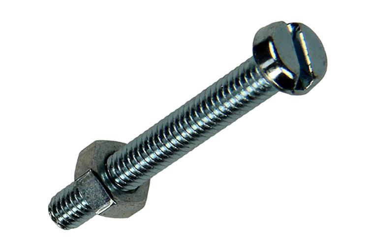 Load image into Gallery viewer, Mack 1018092 - metaalschroef cyl. kop + moer verz. 40 st m4 x 30 mm | 5 stuks
