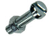 Mack 1018094 - metaalschroef cyl. kop + moer verz. 38 st m5 x 20 mm | 5 stuks
