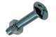 Mack 1018101 - kachelbout + moer staal verzinkt 35 st m6 x 30 mm | 5 stuks