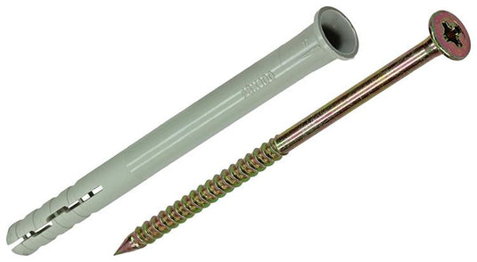 Mack 1018169 - nylon nagelplug polyamide 18 st 8 x 100 mm | 3 stuks