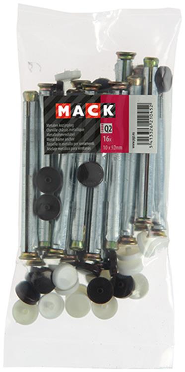 Load image into Gallery viewer, Mack 1018170 - metalen kozijnplug staal verzinkt 16 st 10 x 90 mm | 5 stuks
