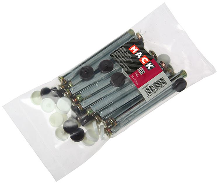 Load image into Gallery viewer, Mack 1018170 - metalen kozijnplug staal verzinkt 16 st 10 x 90 mm | 5 stuks
