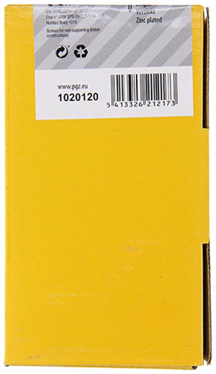 Load image into Gallery viewer, Mack 1020120 - spaanplaatschroef vz kop geel vz 100 st 5,0 x 100 mm | 2 stuks

