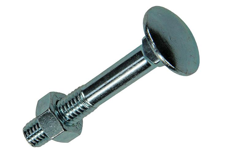 Load image into Gallery viewer, Mack 1020206 - houtbout + moer verzinkt 20 stm8 x 50 mm | 5 stuks

