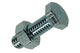 Mack 1020214 - tapbout + moer verzinkt 45 st m6 x 20 mm | 5 stuks
