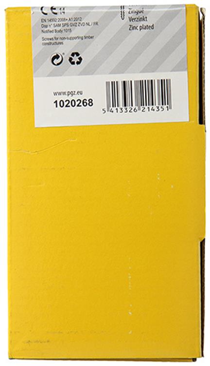 Load image into Gallery viewer, Mack 1020268 - spaanplaatschroef vz kop gvz 250 st 5,0 x 50 mm | 1 stuks

