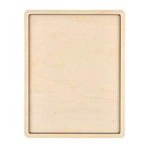 Mod podge • rectangle tray plywood