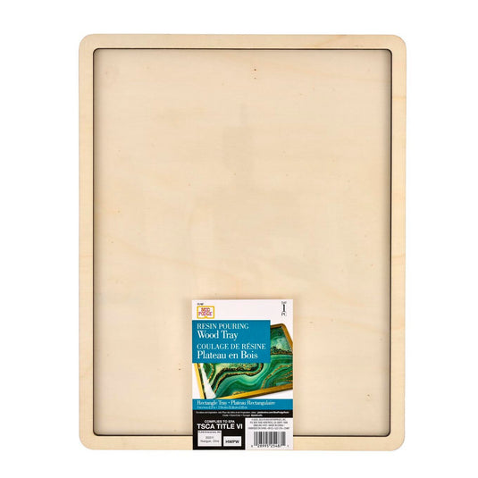Mod podge • rectangle tray plywood