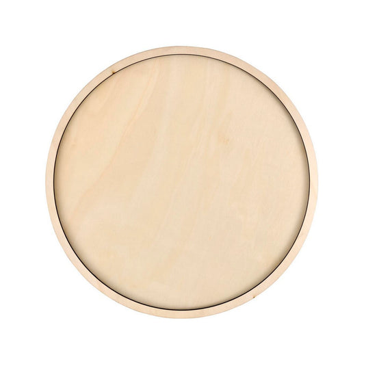 Mod podge • round tray plywood
