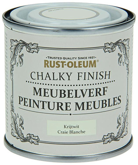Rust-oleum 1050947 - meubelverf krijtwit 125 ml | 1 stuks