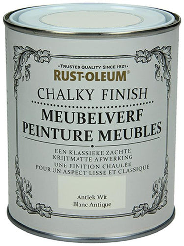 Rust-oleum 1050948 - meubelverf antiek wit 750 ml | 1 stuks