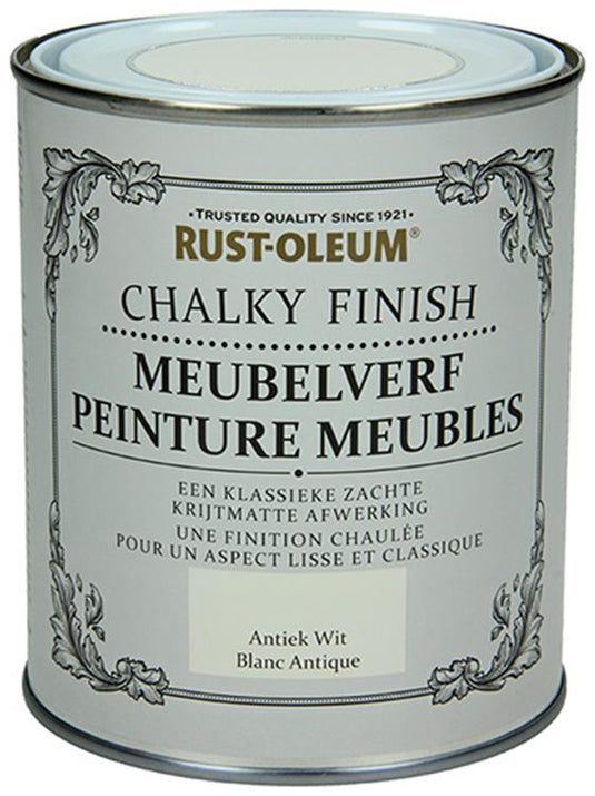 Rust-oleum 1050948 - meubelverf antiek wit 750 ml | 1 stuks
