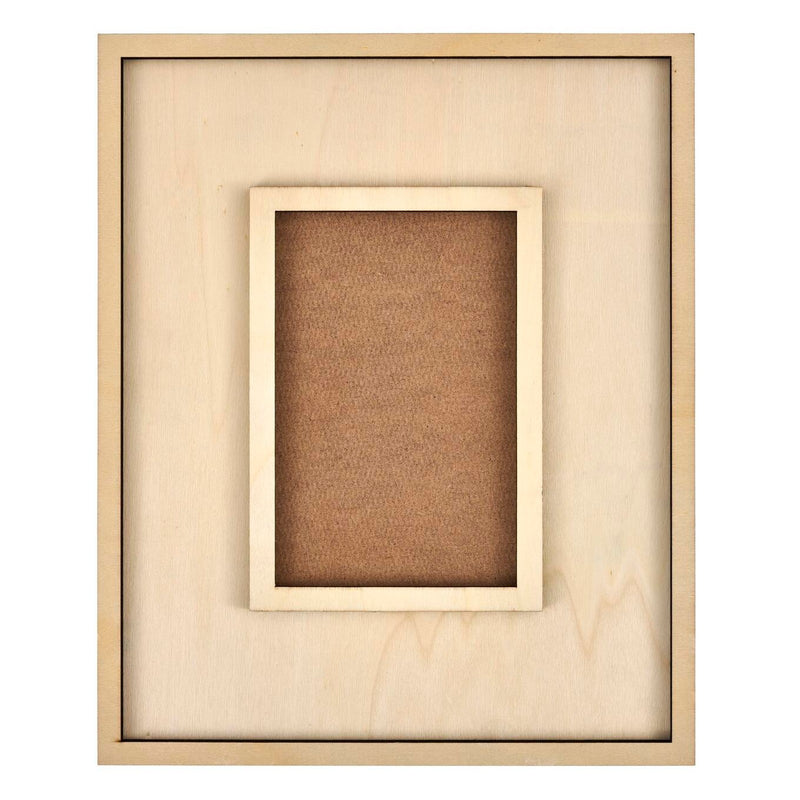 Load image into Gallery viewer, Mod podge • frame with opening plywood
