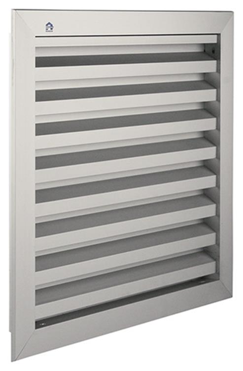 Afbeelding laden in galerijviewer, Renson 1006226 - muurrooster inbouw 411 alu f1 300x300mm | 1 stuks
