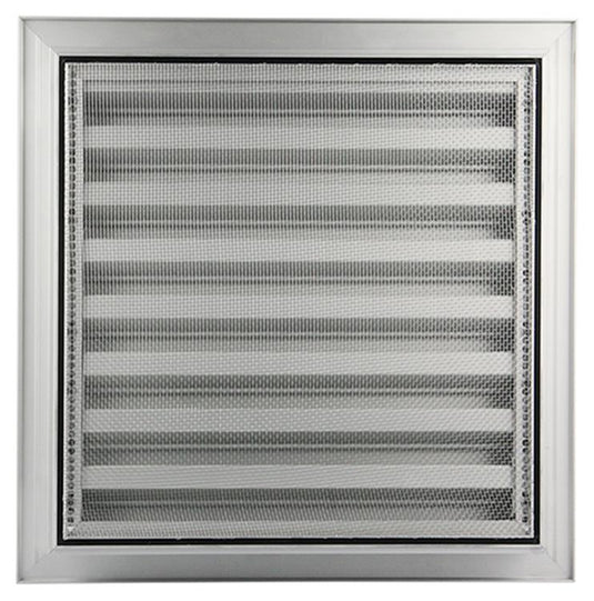 Renson 1006226 - muurrooster inbouw 411 alu f1 300x300mm | 1 stuks