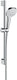 Hansgrohe croma select e doucheset vario met unica'croma glijstang 65 cm wit chroom