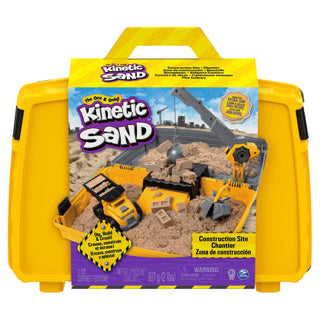 Spinmaster kinetic sand bouwplaats koffer