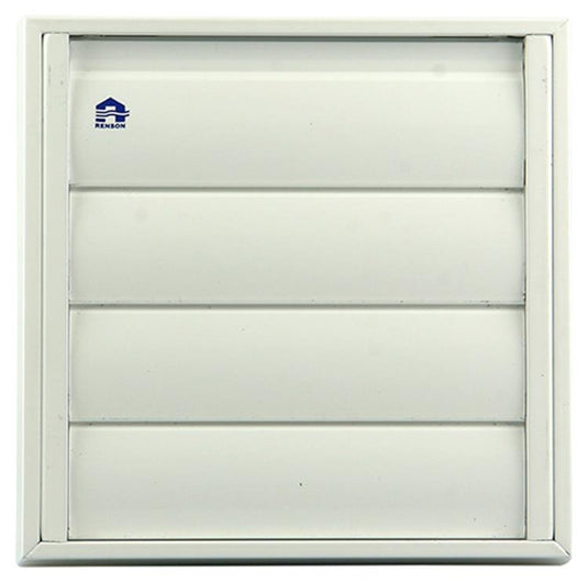 Renson 1006251 - dampkaprooster opbouw 433 alu ral 9010 173x173mm | 2 stuks