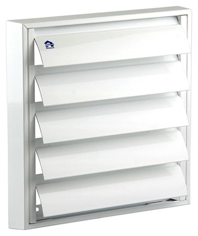 Load image into Gallery viewer, Renson 1006254 - dampkaprooster opbouw 433 alu ral 9010 210x210mm | 2 stuks

