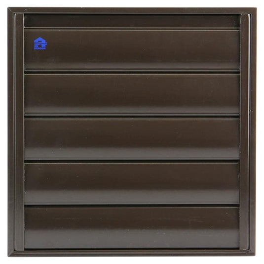 Renson 1006255 - dampkaprooster opbouw 433 alu ral 8019 210x210mm | 2 stuks