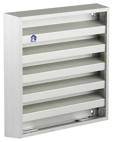 Renson 1006232 - muurrooster opbouw 431 alu f1 165x165mm | 2 stuks