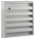 Renson 1006233 - muurrooster opbouw 431 alu ral 9010 165x165mm | 2 stuks