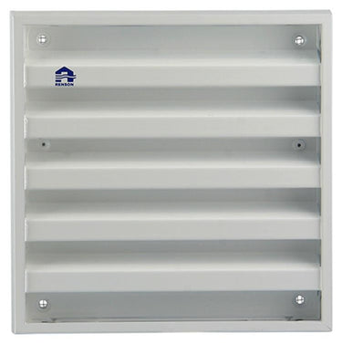 Renson 1006233 - muurrooster opbouw 431 alu ral 9010 165x165mm | 2 stuks