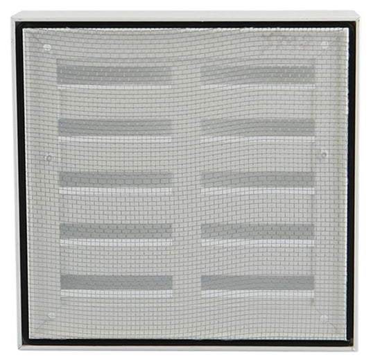 Renson 1006233 - muurrooster opbouw 431 alu ral 9010 165x165mm | 2 stuks