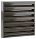 Renson 1006237 - muurrooster opbouw 431 alu ral8019 225x225mm | 2 stuks
