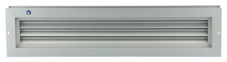 Load image into Gallery viewer, Renson 1006214 - deurrooster 461 alu f1 425x76mm | 2 stuks

