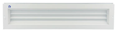 Renson 1006215 - deurrooster 461 alu ral 9010 425x76mm | 2 stuks