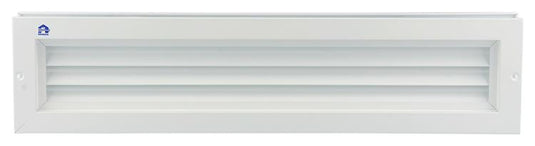 Renson 1006215 - deurrooster 461 alu ral 9010 425x76mm | 2 stuks