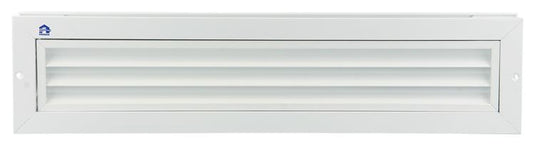 Renson 1006215 - deurrooster 461 alu ral 9010 425x76mm | 2 stuks