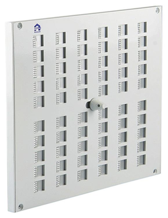 Load image into Gallery viewer, Renson 1006222 - regelbare rooster opb. 4032 alu ral 9010 240x200mm | 2 stuks
