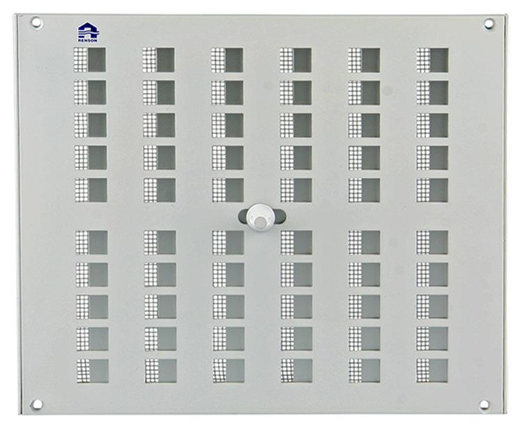 Load image into Gallery viewer, Renson 1006222 - regelbare rooster opb. 4032 alu ral 9010 240x200mm | 2 stuks
