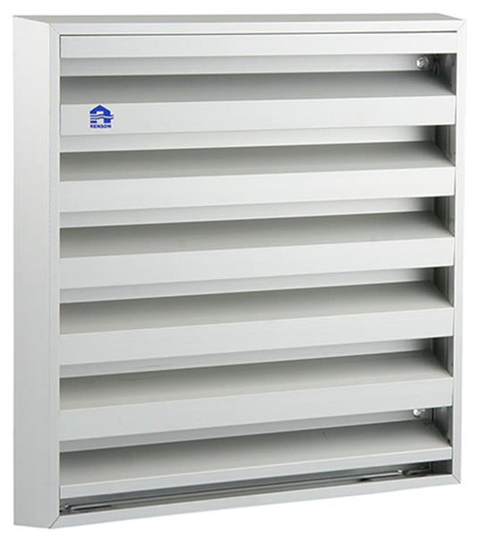 Renson 1006235 - muurrooster opbouw 431 alu f1 225x225mm | 2 stuks