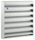 Renson 1006235 - muurrooster opbouw 431 alu f1 225x225mm | 2 stuks