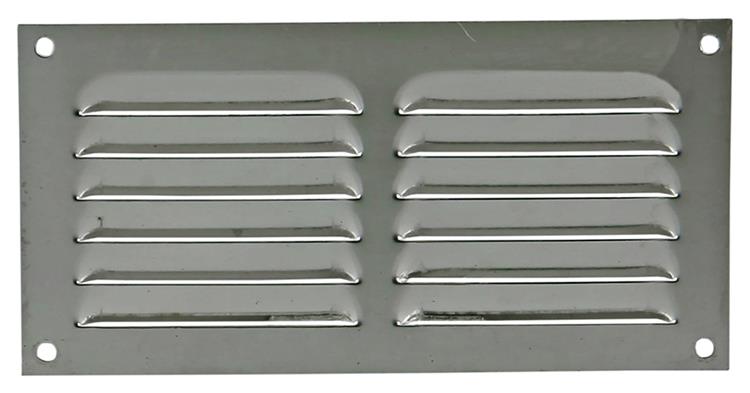 Load image into Gallery viewer, Renson 1015065 - schoepenrooster plat alu f1 200x100mm | 10 stuks

