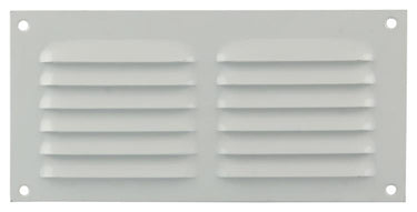 Renson 1015066 - schoepenrooster plat alu wit 200x100mm | 10 stuks