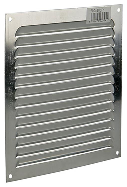 Load image into Gallery viewer, Renson 1015068 - schoepenrooster plat alu f1 200x200mm | 10 stuks
