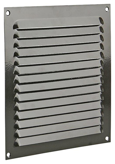 Renson 1015070 - schoepenrooster plat alu bruin200x200mm | 10 stuks