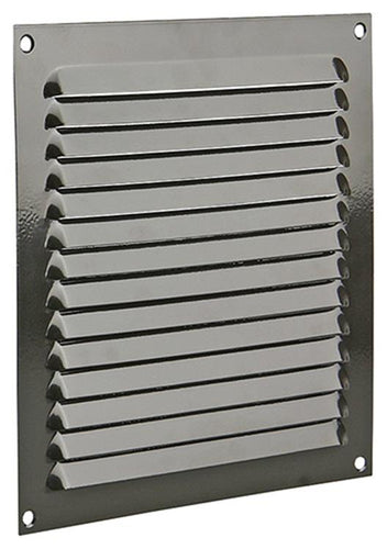 Renson 1015070 - schoepenrooster plat alu bruin200x200mm | 10 stuks