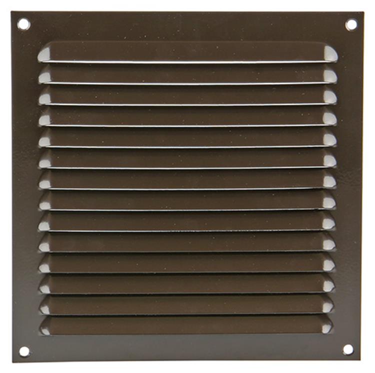 Load image into Gallery viewer, Renson 1015070 - schoepenrooster plat alu bruin200x200mm | 10 stuks
