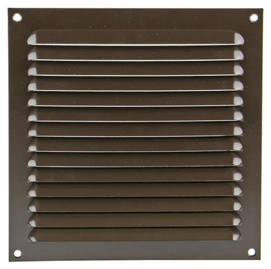Renson 1015070 - schoepenrooster plat alu bruin200x200mm | 10 stuks