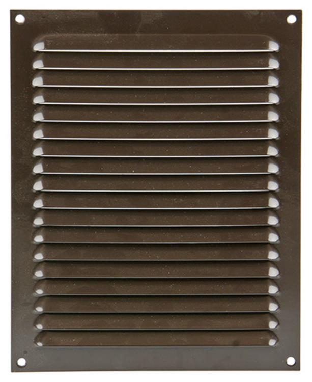 Load image into Gallery viewer, Renson 1015073 - schoepenrooster plat alu bruin200x250mm | 10 stuks
