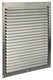 Renson 1015074 - schoepenrooster plat alu f1 300x300mm | 10 stuks