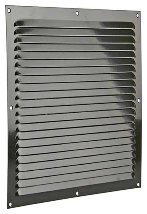 Load image into Gallery viewer, Renson 1006314 - schoepenrooster vlak alu ral 8019 300x300mm | 10 stuks
