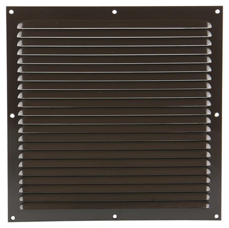 Load image into Gallery viewer, Renson 1006314 - schoepenrooster vlak alu ral 8019 300x300mm | 10 stuks
